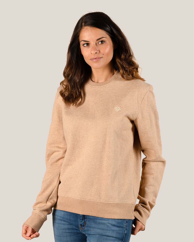 Sweat sans manches coton bio encre main image 1